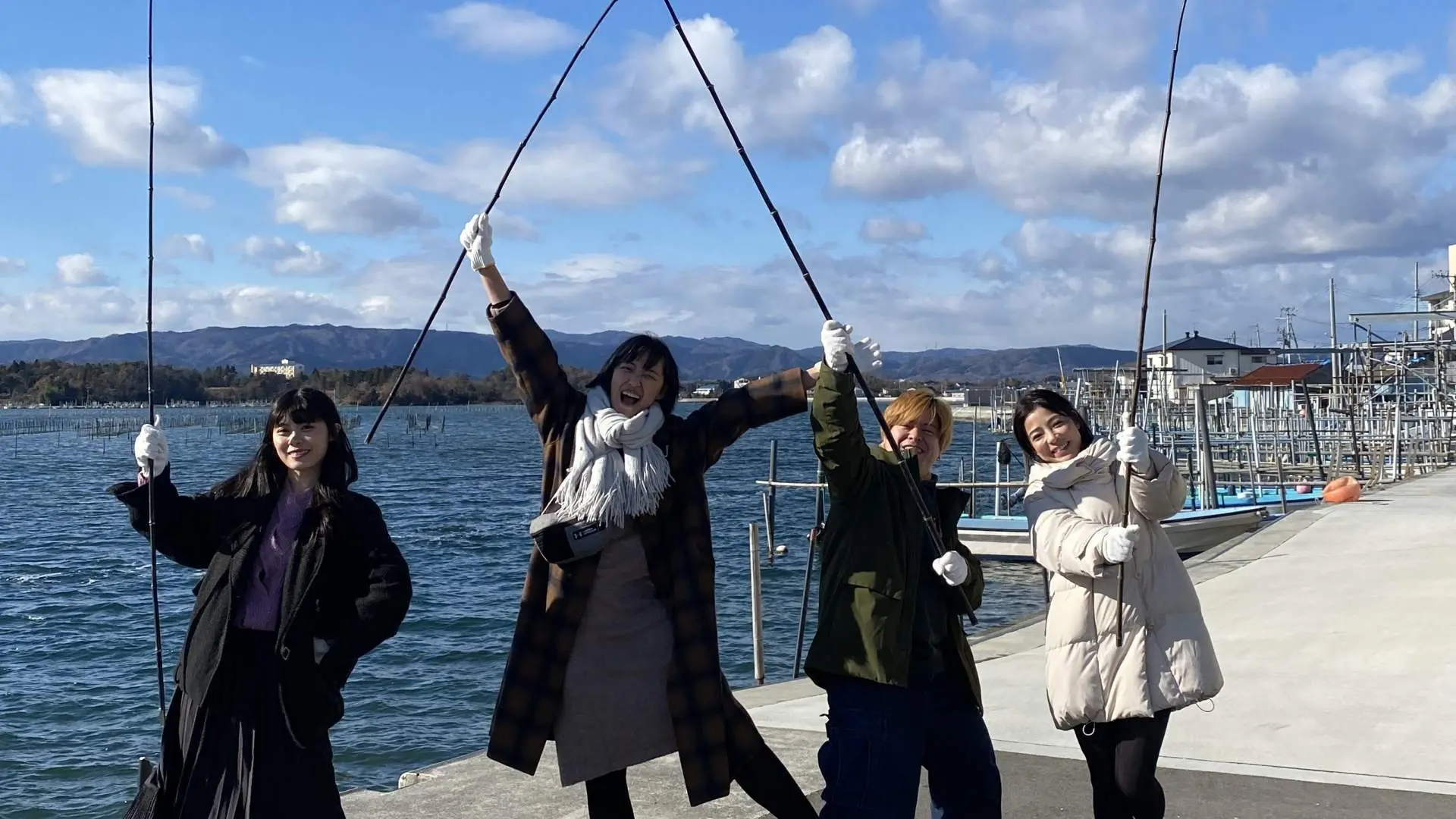 自作の竿で釣りを満喫