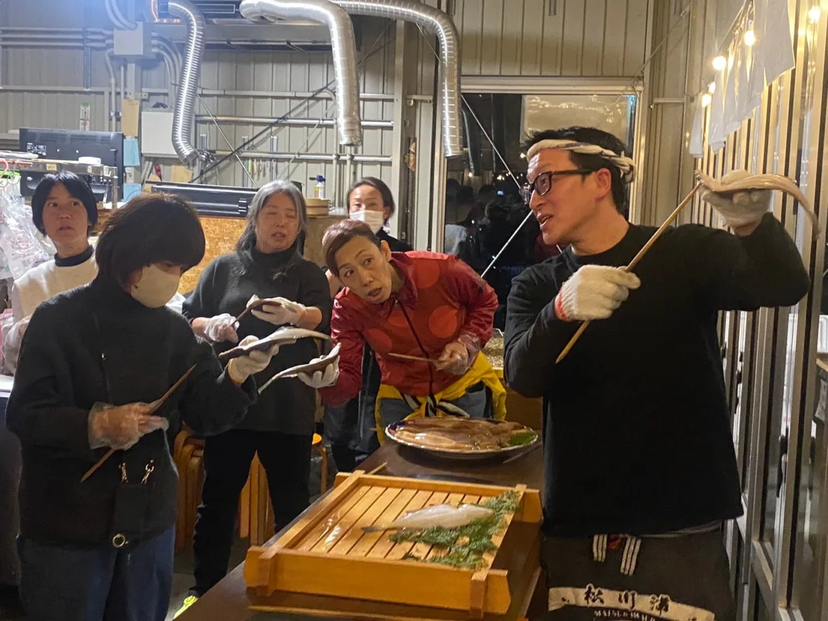 若旦那と楽しむ、松川浦伝統の浜焼き体験！【ホテルみなとや宿泊セット】